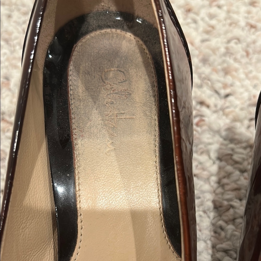 Cole Haan Brown Patent Leather Heels - Picture 6 of 7